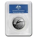 2019 Australia 1 oz Silver $5 Dolphin PR-70 PCGS (HR, First Day) 2019 Australia 1 oz Silver $5 Dolphin PR-70 PCGS (HR, First Day)